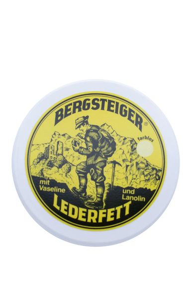 Жир для шкіряного взуття Hey-Sport Bergsteiger-Leather-Grease 150мл, Водовідштовхуюче просочення безбарвне | Зображення 1