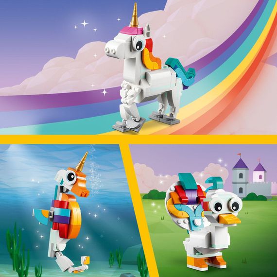 Конструктор LEGO Creator Магічний єдиноріг 145 деталей (31140) | Зображення 4