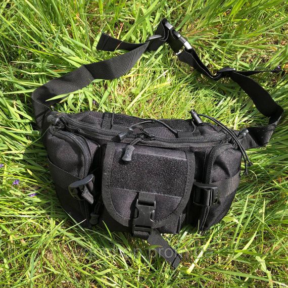 Нагрудная мужская сумка тактическая тканевая, Нагрудная сумка мужская тактическая тканевая ВСУ DK-11 | Зображення 3
