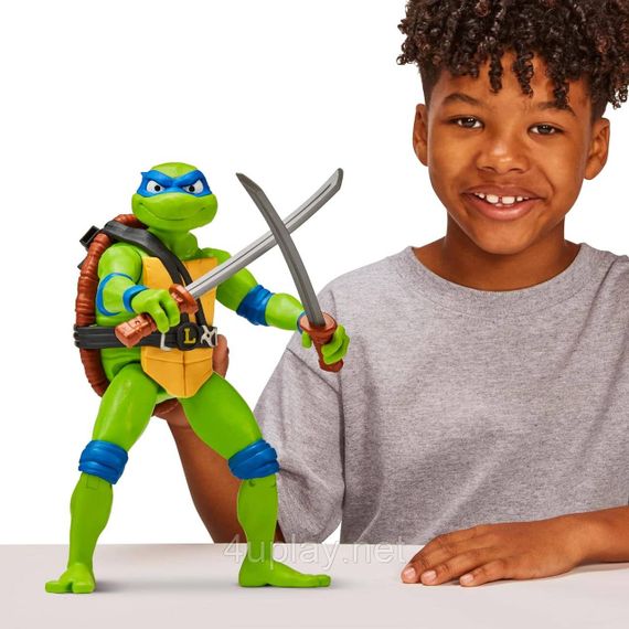 Фігурка гігант Черепашки-ніндзя Леонардо 30 см Teenage Mutant Ninja Turtles Mutant Mayhem 12” Leonardo TMNT Оригінал | Зображення 6