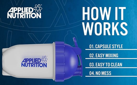 Шейкер Applied Nutrition Shaker Bullet 500 ml (Blue) | Зображення 2