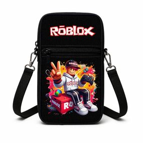 Сумка-чохол для телефону Roblox,дитяча сумка через плече, водонепроникна міні-сумка (4823)