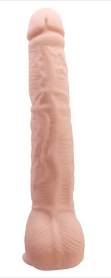 Фалоімітатор на присосці Baile Beautiful DICK 10.6" Flesh sexstyle | Зображення 3