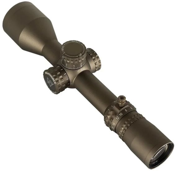 Приціл Nightforce NX8 2.5-20x50 F1 ZeroS. Сітка Mil-XT з підсвічуванням. Dark Earth | Зображення 2