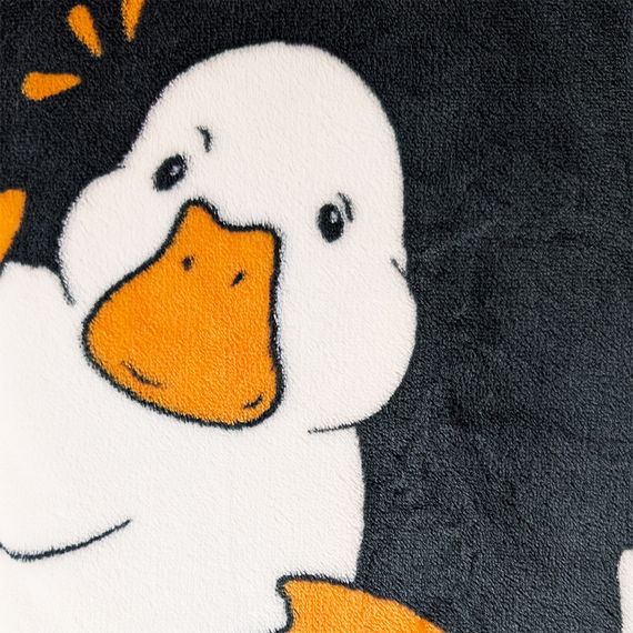 Плед флісовий Гуси Чорний Love You 200 x 220 см | Зображення 3