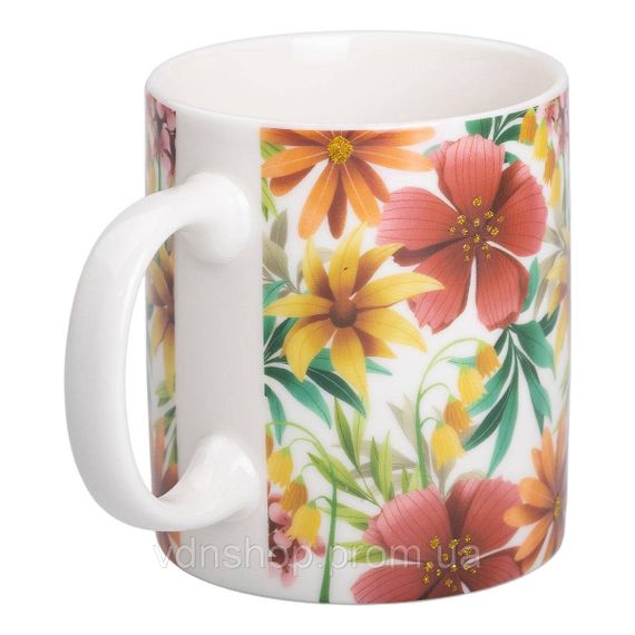 Кружка фарфоровая с рисунком 400 (мл) для чая и кофе RX-N240472Y | Зображення 1