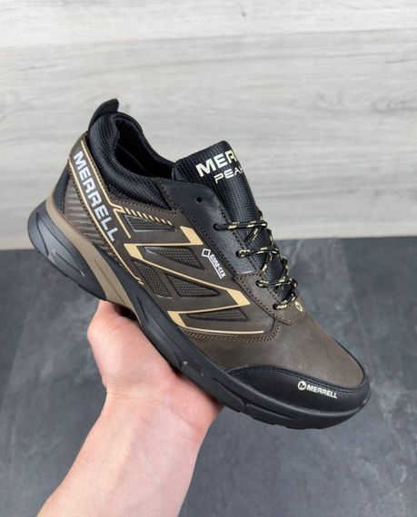 Шкіряні кросівки Merrell весна/осінь колір коричневий | Зображення 3