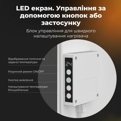 Обогреватель AENO Premium Eco Smart GH3S (AGH0003S) | Зображення 3