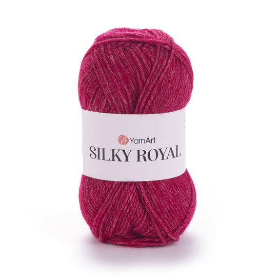 Пряжа YarnArt Silky Royal № 433 (Ярнарт Сілкі Роял) – 65% меринос, 35% шовк, 50 г / 140 м