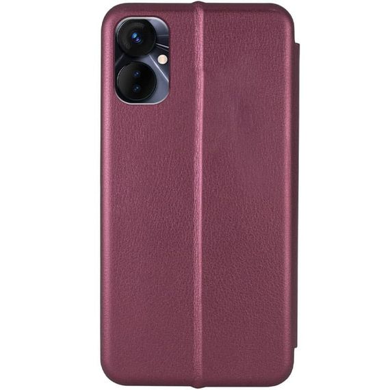 Кожаный чехол-книжка Classy для TECNO Spark 9 Pro (KH7n) Бордовый | Зображення 1