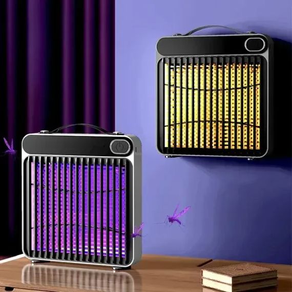 Електричний відлякувач комах Mosquito Killing Lamp BG-010 / УФ-лампа від комарів 360° USB / Настінний знищувач комах | Зображення 4