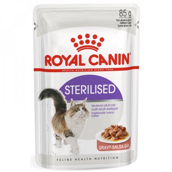 Корм Royal Canin Sterilised вологий для стерилізованих дорослих котів 85 гр