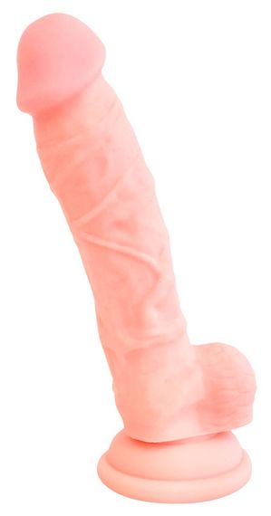 Фаллоимитатор - Medical Silicone Dildo, 18 см Sex Aura | Зображення 1