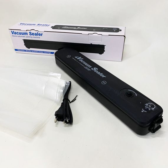 Домашний ручной вакуумный упаковщик для продуктов VACUUM SEALER LP-11 (S+), Апарат для вакуумирования SJ-52 | Зображення 4