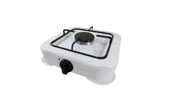 Плита газова настільна газова таганок Domotec MS 6601 біла | Зображення 1