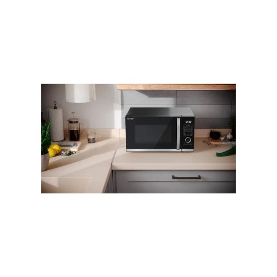Мікрохвильова піч Sharp YC-QC254AE-B | Зображення 6