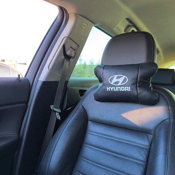 Автомобільна подушка для безпеки голови Hyundai, Подушка під шию з логотипом для салону авто HO-75 | Зображення 9