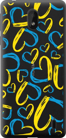 Чехол на Nokia 1 Plus Сердца UA "5292u-1677-17620"