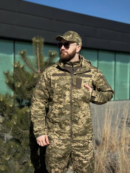 Військовий Комплект DE LUX Піксель TWILL 3 в 1 mm14 Убакс + Штани + Легка Куртка Military | Зображення 7