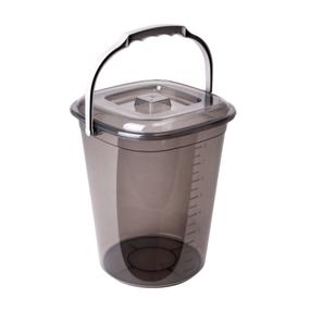 Відро "Smart" з кришкою 9л. (/корич. пр./какао)