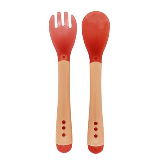 Детский набор Ложка+вилка "Хамелеон" MGZ-0104(Orange) оранжевый