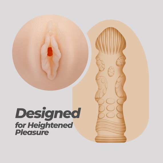 Мастурбатор-яйцо, вагина CRUSHIOUS EZY EGG THE Expert, реалистичный Sex Aura | Зображення 5
