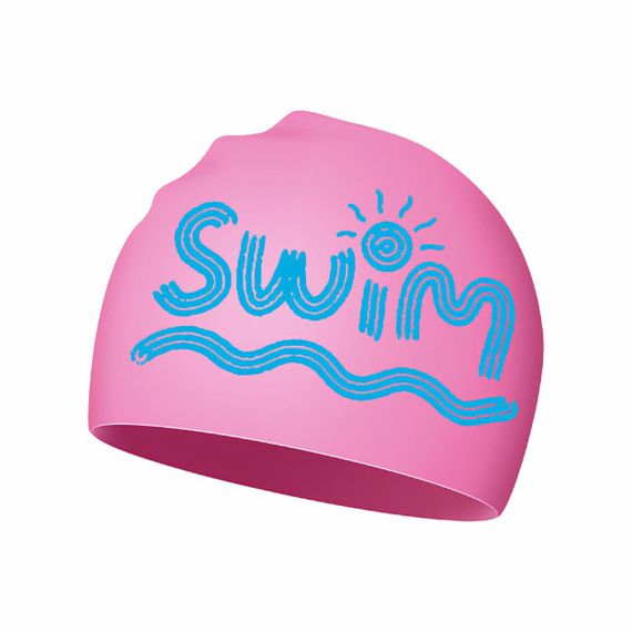 Дитяча Шапочка для плавання Renvo Junia JR Рожевий OSFM (1SC510-05) | Зображення 1