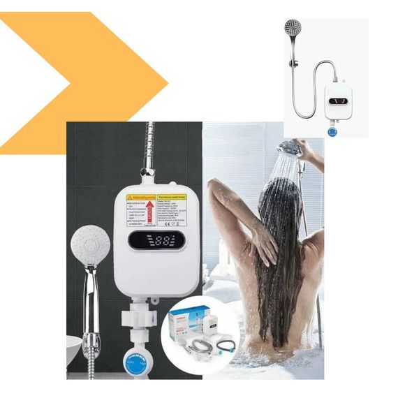 Водонагрівач проточний з душем і екраном XPRO RX-021 (47894-368_662) | Зображення 1