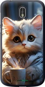 Чохол на Nokia 1 Білий кіт "5646u-1373-2448"