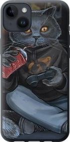 Чохол на iPhone 14 Plus gamer cat із силікону FCh_033266