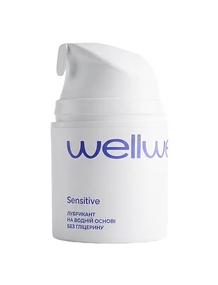 Лубрикант на водной основе WellWet Sensitive, без глицерина, 30 мл Sex Aura