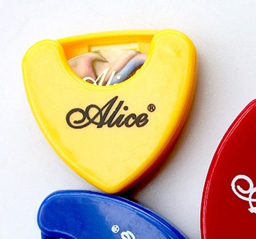 Тримач для медіаторів медіатора Alice для гітари електрогітари червоний | Зображення 4