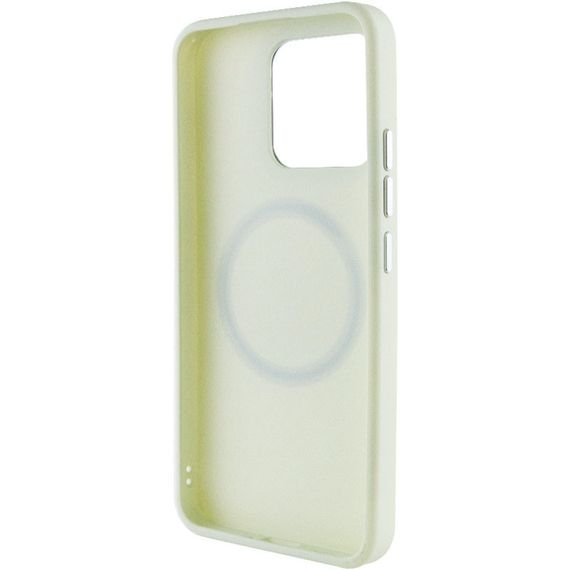 TPU чохол Bonbon Metal Style with MagSafe для Xiaomi 14 Pro Білий / White | Зображення 2