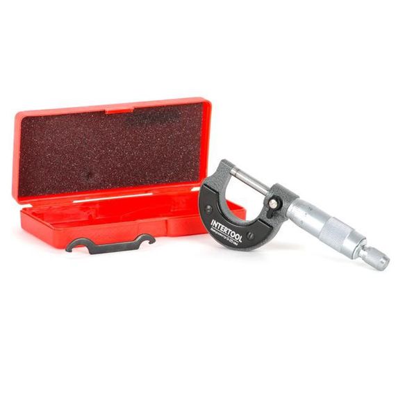 Мікрометр 0-25 мм INTERTOOL MT-30411 | Зображення 4