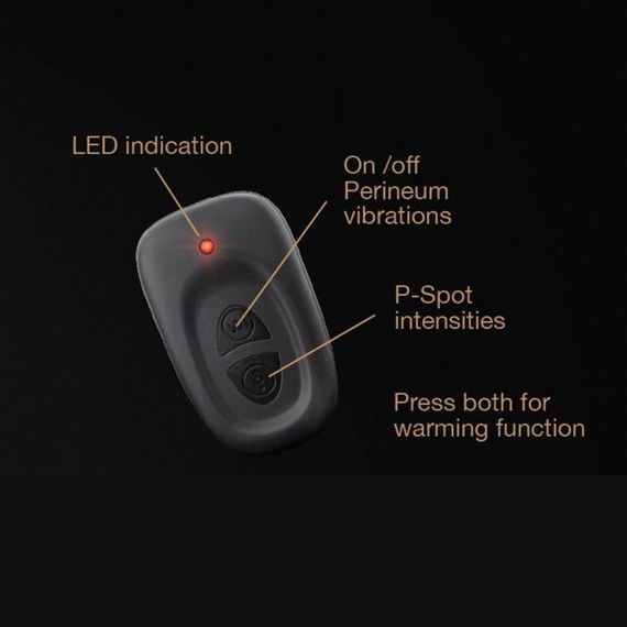 Масажери простати Dorcel P-Stroker з пультом ДК, підігрівом і прицільним масажем, два мотори | Зображення 5