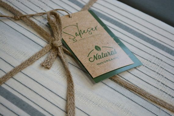 Постільна білизна Saheser Naturel 200 х 220 см Avva Yesil | Зображення 3