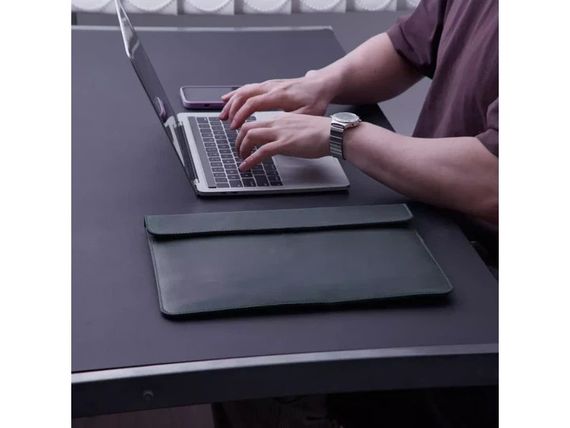 Чохол для ноутбука вінтажний Incarne Klouz MacBook Air 13" 2018-2025 klouz-green-vintage-air-13 зелений | Зображення 4