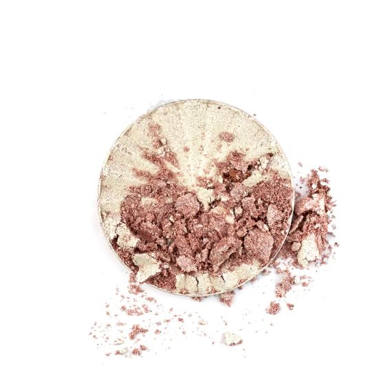 Металлический хайлайтер для лица / тени для век (2 в 1) StarGazer Star Pearl Eye Shadow Peach Flush 3.5 г | Зображення 1