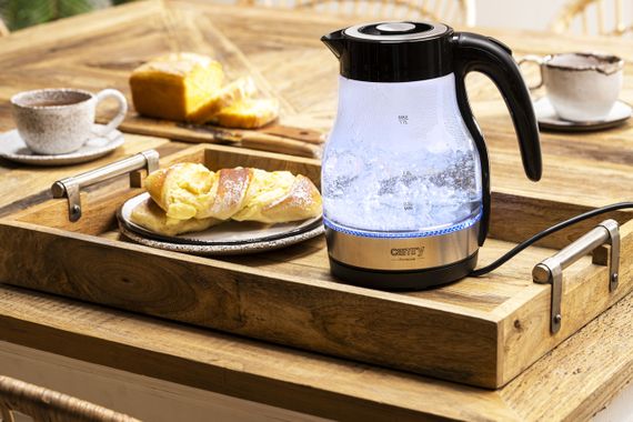 Електрочайник скляний Camry CR 1300, 1,7 л, 2200 Вт, з підсвіткою | Зображення 8