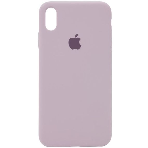 Чохол Silicone Case Full Protective (AA) для Apple iPhone X / XS (5.8") Сірий / Lavender