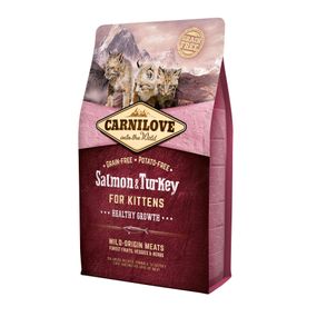 Корм Carnilove Kitten Salmon & Turkey сухий з індичкою та лососем для кошенят 2 кг