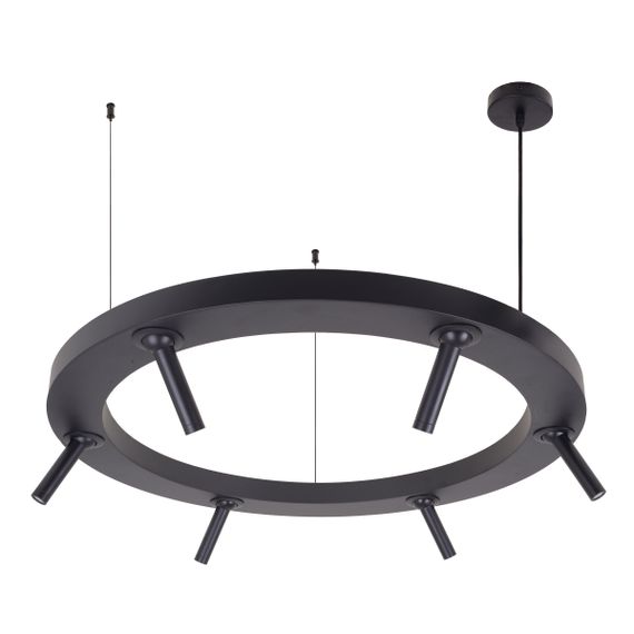Люстра светодиодная подвесная 20W NW BK (BR-01 688S/4) | Зображення 1