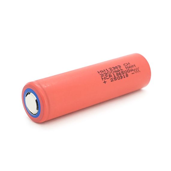 Аккумулятор 18650 Li-Ion Sanyo UR18650GA, 3300mAh, 10A, 4.2 / 3.6 / 2.5V, Red, 2 шт в упаковке, цена за 1 шт | Зображення 1