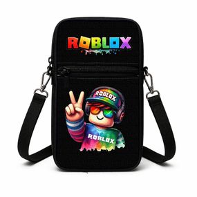 Сумка-чохол для телефону Roblox,дитяча сумка через плече, водонепроникна міні-сумка (4814)