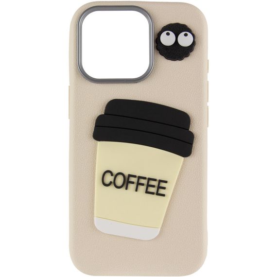Чехол TPU Leather Toys для Apple iPhone 11 Pro Max (6.5") Coffee / Sand | Зображення 1