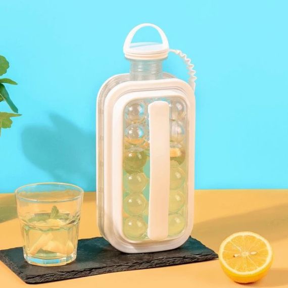 Силіконова форма для льоду з кришкою на 17 кульок Cool Home ICE Tray лоток для заморожування води | Зображення 1
