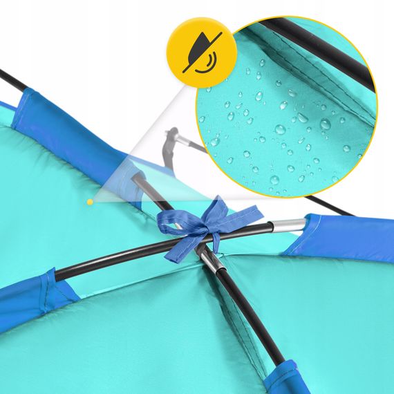 Намет пляжний 4FIZJO 200 x 115 см Sky Blue (P-5905973405188) | Зображення 1