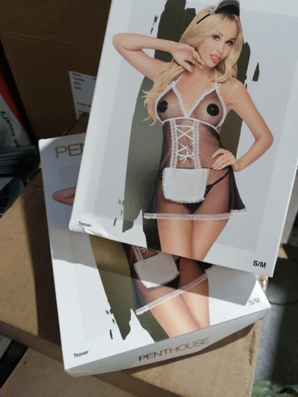 Рольовий костюм «Французька покоївка» Penthouse - Teaser Black S/M (м'ята упаковка!!!) sexstyle | Зображення 1