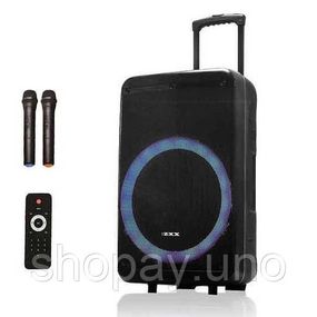 Акустична колонка з акумулятором ZXX-7676 200Вт портативна переносна колонка Bluetooth на колесах