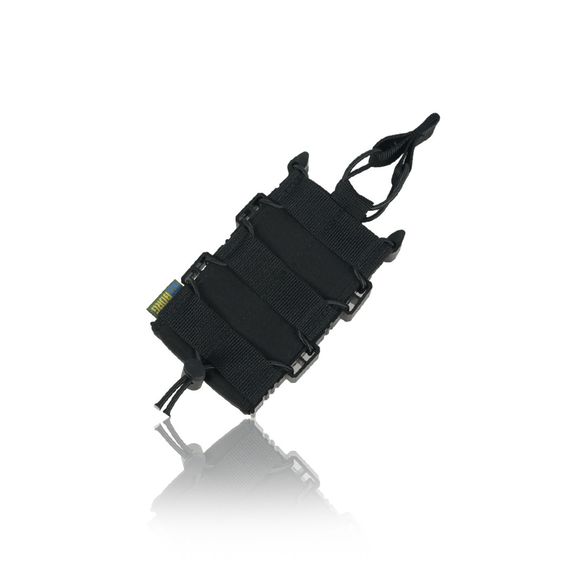 Жесткий усиленный тактический подсумок Kiborg GU Single Mag Pouch Black | Зображення 7